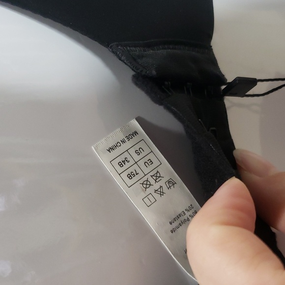 Sea Bbot Black Padded Bra Size 34B NWT - Picture 4 of 6